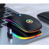 Перезаряжаемая беспроводная мышь, 7 цветов, светодиодный, подсветка, бесшумная мышь, USB оптическая игровая мышь для компьютера, настольного компьютера, ноутбука, ПК, игры, геймера