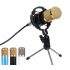 Студийный конденсаторный USB микрофон FIFINE, комплект с регулируемыми ножничными рычагами и амортизирующим креплением для голосовых Overs-T669 YouTube