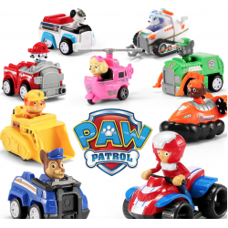 Набор игрушечных игрушек, игрушечный автомобиль для патрулирования, собака, Эверест, Аполлон, трекер, Райдер, Скай, прокрутка, фигурка, аниме, модель, игрушки для детей, подарок