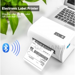 4 дюйма Термальность принтер этикеток с высоким Скорость 160 мм/сек., включающим в себя гарнитуру блютус и флеш-накопитель USB для печати Стикеры/принтер для печати этикеток